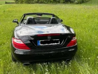 Usata Mercedes SLK200 184 CV (135 kW) 2014 Nero Cabrio