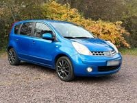 Second-hand Nissan Note 110 CP (80 kW) 2008 Albastru Hatchback