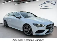 Gebraucht Mercedes CLA200 AMG line 150 PS (110 kW) 2021 Weiß Coupé