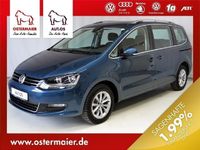 Gebraucht VW Sharan Comfortline 150 PS (110 kW) 2015 Blau metallic Van / Kleinbus