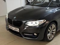 Gebraucht BMW 218 Sport Line 150 PS (110 kW) 2016 Grau Cabrio