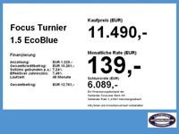 gebraucht Ford Focus Turnier 1.5 EcoBlue C&C LED Navi PDC