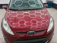 Gebraucht Ford Fiesta Titanium 97 PS (71 kW) 2010 Rot Limousine