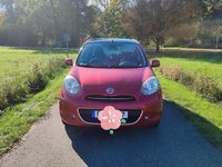 Gebraucht Nissan Micra Acenta 88 PS (64 kW) 2011 Rot Kleinwagen