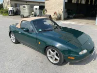 Gebraucht Mazda MX5 90 PS (66 kW) 1995 Grün Cabrio