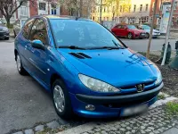 Gebraucht Peugeot 206 75 PS (55 kW) 2002 Blau Coupé