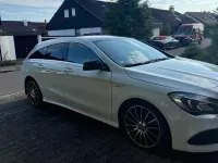 Gebraucht Mercedes CLA180 AMG line 122 PS (89 kW) 2018 Weiß Coupé