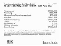 gebraucht BMW X3 xDrive 30d M Sport HIFI HUD DA+ AHK Pano Sthz