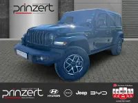 Neu Jeep Wrangler Sahara 272 PS (200 kW) 2025 Volcano black SUV