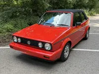 Gebraucht VW Golf Cabriolet 111 PS (81 kW) 1990 Rot Cabrio