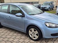 Gebraucht VW Golf VI Comfortline 105 PS (77 kW) 2010 Blau Kleinwagen