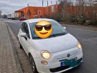 Gebraucht Fiat 500 2008 Weiß Kleinwagen