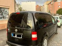 gebraucht VW Caddy Maxi III TDI 1,9 208.400km HU 06/2025 schwarz Camper Van