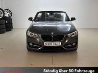 Gebraucht BMW 218 Sport Line 150 PS (110 kW) 2016 Grau Cabrio