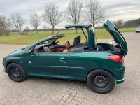 Używany Peugeot 206 110 KM (80 kW) 2006 Zielony Kabriolet