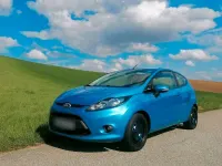 Gebraucht Ford Fiesta 82 PS (60 kW) 2009 Blau Kleinwagen