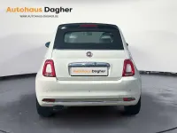 Gebraucht Fiat 500 Lounge 69 PS (50 kW) 2016 Bianco bianco/ bossa nova/calc Cabrio