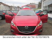 Gebraucht Mazda 3 Prime-Line 101 PS (74 kW) 2016 Rot Limousine