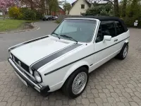 Gebraucht VW Golf Cabriolet 72 PS (52 kW) 1986 Weiß Cabrio