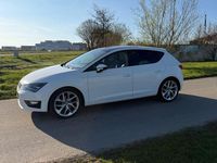 Usata Seat Leon FR 150 CV (110 kW) 2013 Bianco Berlina