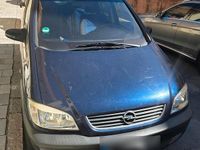 Gebraucht Opel Zafira 2002 Blau Van / Kleinbus