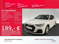 Gebraucht Audi A1 Sportback Ambiente 95 PS (69 kW) 2023 Weiß Kleinwagen