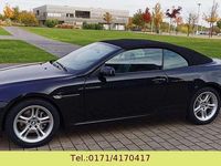 Gebraucht BMW 630 Cabriolet 258 PS (189 kW) 2006 Black saphire metallic Cabrio