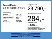 Gebraucht Ford Transit Trend 131 PS (96 kW) 2023 Frostweiß Van
