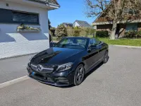 Gebraucht Mercedes C180 AMG line 156 PS (114 kW) 2018 Schwarz Cabrio