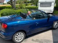 Gebraucht Renault Mégane Cabriolet 107 PS (78 kW) 2001 Blau Cabrio