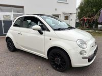 Gebraucht Fiat 500 Lounge 69 PS (50 kW) 2012 Bianco bianco/ bossa nova Cabrio
