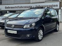 Gebraucht VW Touran Highline 150 PS (110 kW) 2014 Blau Van / Kleinbus