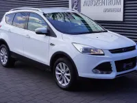 Gebraucht Ford Kuga Titanium 150 PS (110 kW) 2016 Weiß (sonderlackierung frostweiß) SUV