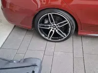 Gebraucht Mercedes C220 194 PS (142 kW) 2018 Rot Kombi