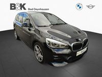 gebraucht BMW 218 Gran Tourer 218 d M Sport Navi AHK ad.LED LkHz 7S Sportpaket Bluetooth Klima Akti