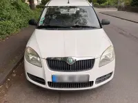 Gebraucht Skoda Roomster 69 PS (50 kW) 2007 Weiß Van / Kleinbus