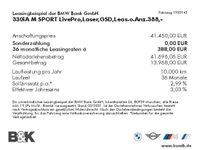 gebraucht BMW 330 iA M SPORT LivePro,Laser,GSD,Leas.o.Anz.388,-