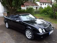 Gebraucht Mercedes CLK200 Avantgarde 163 PS (119 kW) 2002 Schwarz Cabrio