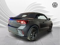 Gebraucht VW T-Roc Cabriolet R-line 150 PS (110 kW) 2024 Schwarz (deep black matt) Cabrio