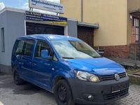 Gebraucht VW Caddy Maxi Trendline 110 PS (80 kW) 2011 Blau Van / Kleinbus