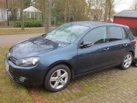 Gebraucht VW Golf VI Style 80 PS (58 kW) 2011 Blau Kleinwagen