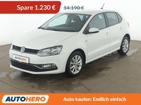 Gebraucht VW Polo LOUNGE 90 PS (66 kW) 2015 Weiß Kleinwagen