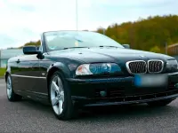 Gebraucht BMW 320 Cabriolet 170 PS (125 kW) 2001 Schwarz Cabrio
