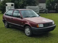 Käytetty VW Polo 45 HP (33 kW) 1993 Punainen Coupe - kaksiovinen