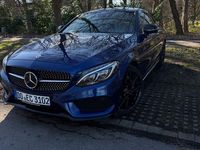 Gebraucht Mercedes C400 AMG line 333 PS (244 kW) 2017 Blau Coupé