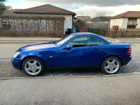 Gebraucht Mercedes SLK200 136 PS (100 kW) 1997 Blau Cabrio