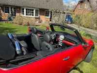 Brugt Mini One Cabriolet 98 HK (72 kW) 2010 Rød Cabriolet