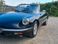 Gebraucht Alfa Romeo Spider 125 PS (91 kW) 1988 Schwarz Cabrio