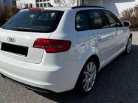 Gebraucht Audi A3 S-Line 170 PS (125 kW) 2011 Weiß Kleinwagen