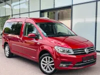 Gebraucht VW Caddy Maxi Highline 125 PS (91 kW) 2017 Rot Van / Kleinbus